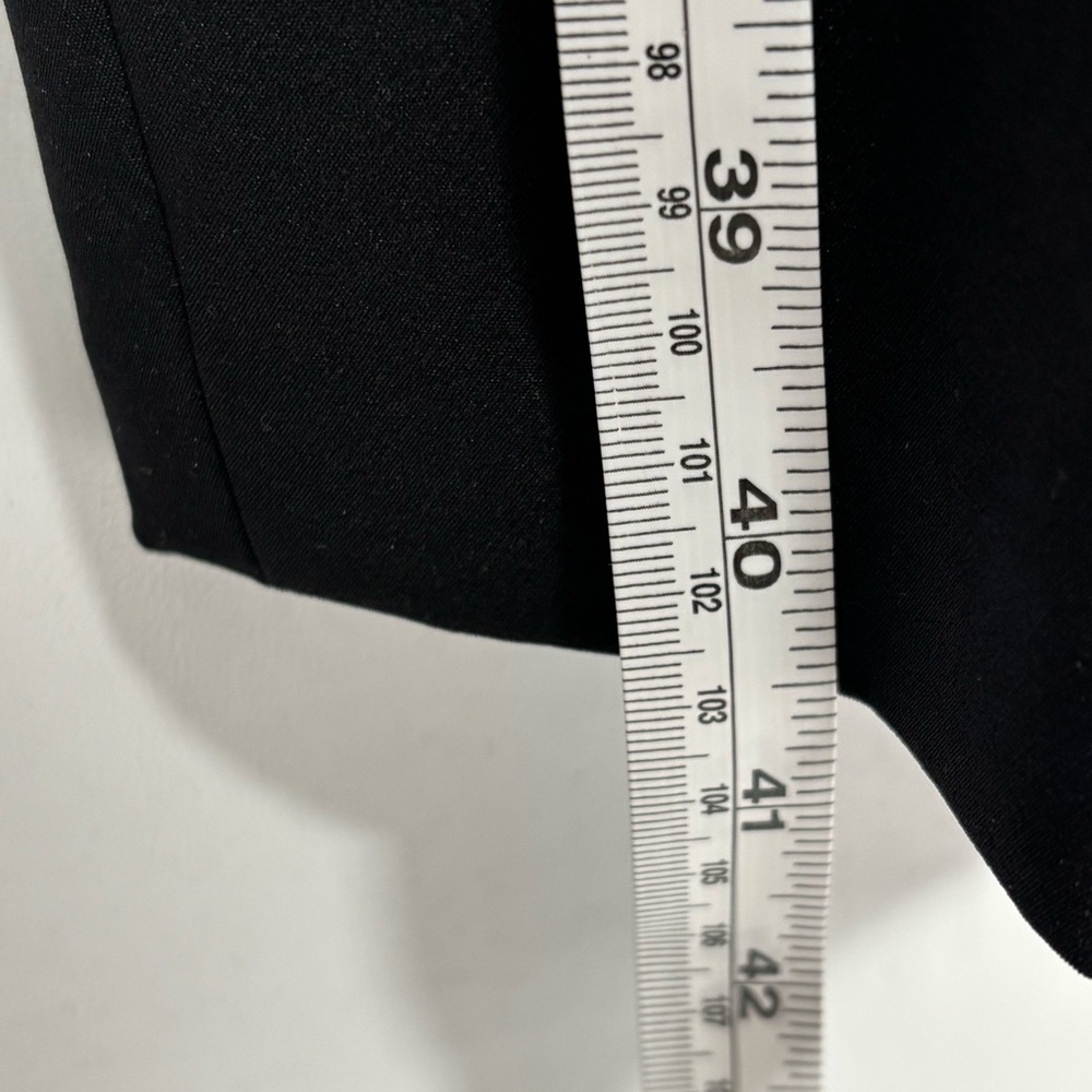 ✨Donna Karan Essentials High-Rise Straight-Leg Pants Black Size 12 - Picture 14 of 16